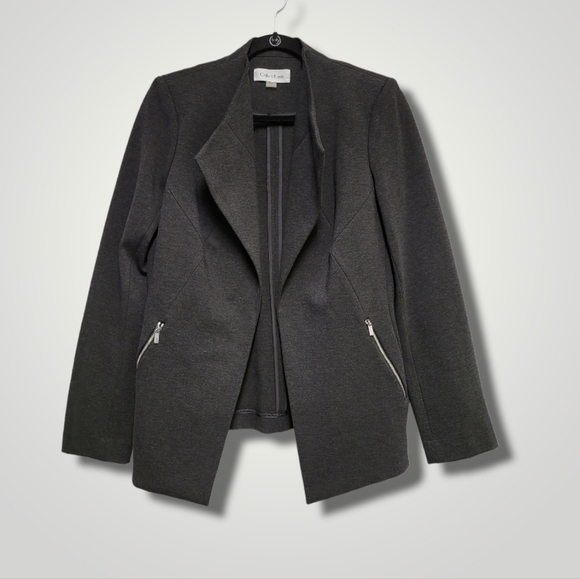 Calvin Klein Jackets & Blazers - CALVIN Klein Blazer Open Front Long Sleeves Jacket Unlined